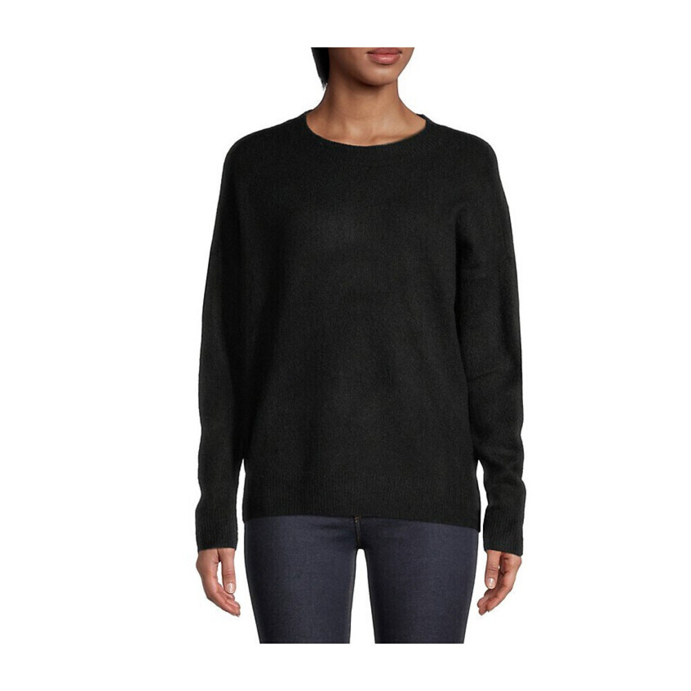 Core Life women's Crewneck Sweater soft In Black Size S NWT